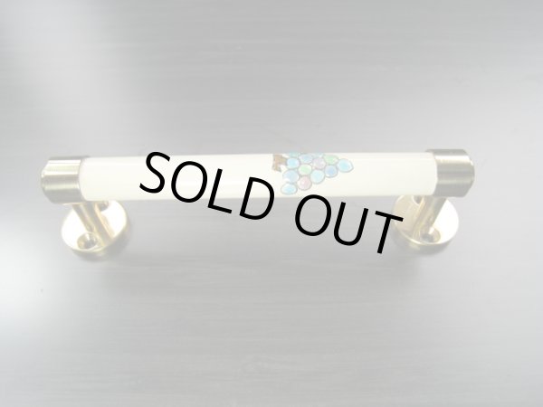 画像1: CE-220　七宝クラフトハンドル　金色　小　ブドウ (1)