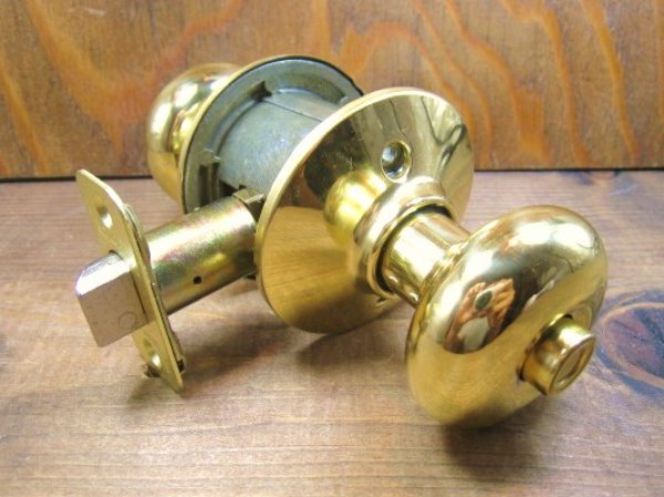 画像1: SCHLAGE　プリマス握玉間仕切錠☆ (1)