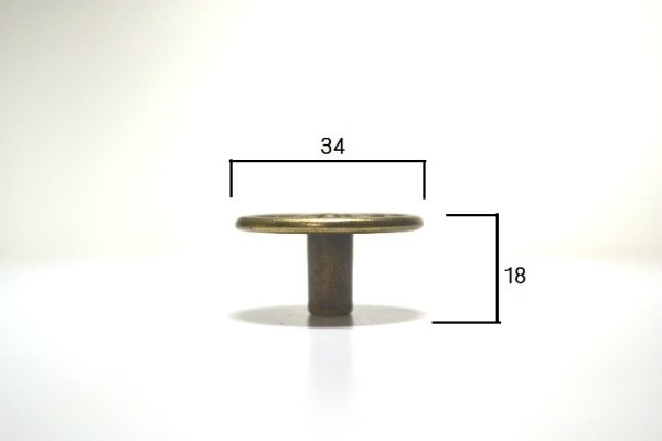 画像2: アンティーク　フラワーつまみ　HRT-CH-097-AE (2)