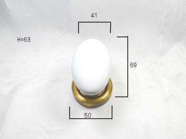 画像3: LINEACALI  Flavia ポースレン握り玉 空錠  OG (3)