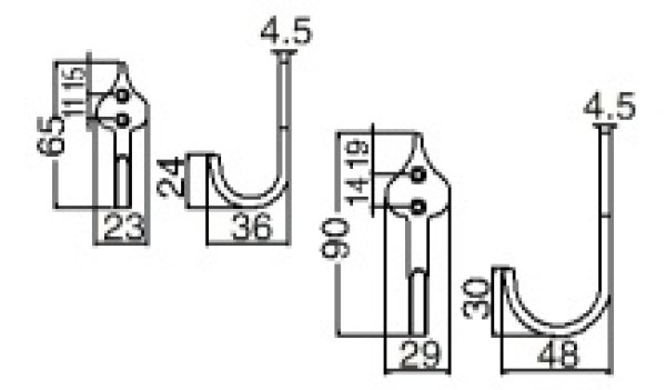 画像2: CF-15 スペードフック (2)