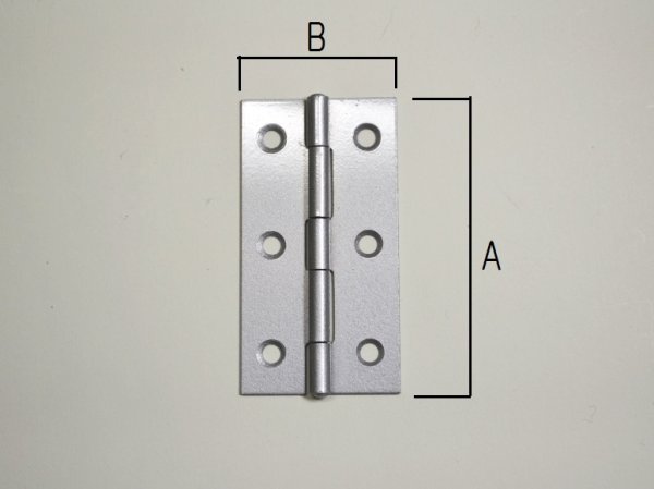 画像2: 薄口蝶番　シルバー (2)