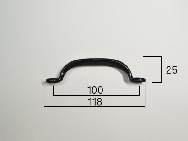 画像2: Screen Door Pull Black (2)