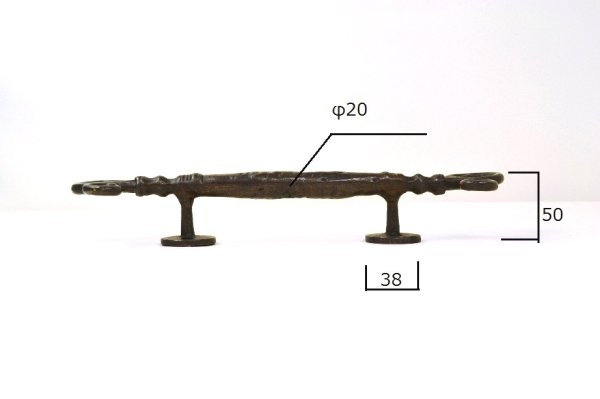 画像3: アンティークブラック　ドアハンドル　ehd-043 (3)