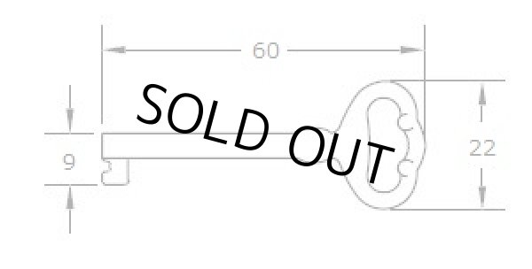 画像2: 金色　引出錠　追加キー (2)