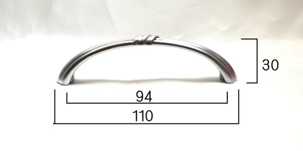 画像3: バンドル　マットクロームハンドル　CHM-P2269MC (3)