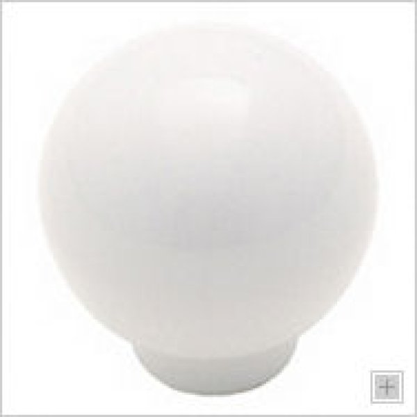 画像1: セラミック　丸型つまみ　ボール型　P95515C-W (1)