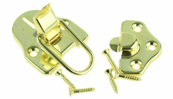 画像2: トランク掛け金 金色 (2)