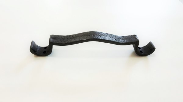 画像2: 真鍮製取っ手 ブラック取っ手 アンティークブラック EHD-027 (2)