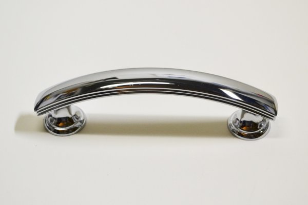 画像2: アメリカン　ダイナー取っ手　クローム  L=97 (2)