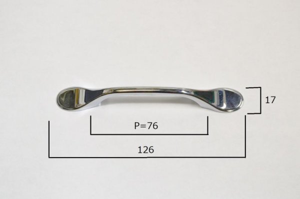 画像4: Liberty スプーンフットプル　クローム　129004 (4)