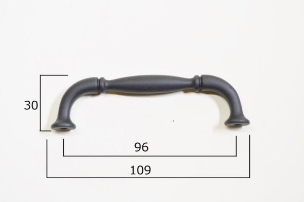 画像3: Liberty ミッションスタイル　取っ手　62796BK  L=110 (3)