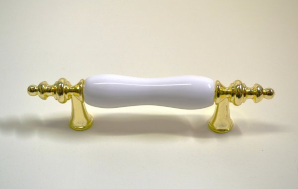 画像2: セラミック フレアフット取っ手 P50031C-PBW (2)