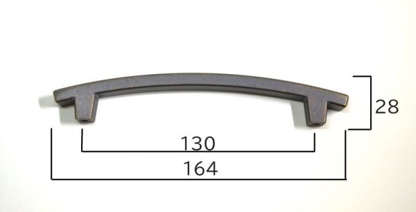 画像3: Liberty ピアス取っ手 WCN LLサイズ  L=165 (3)