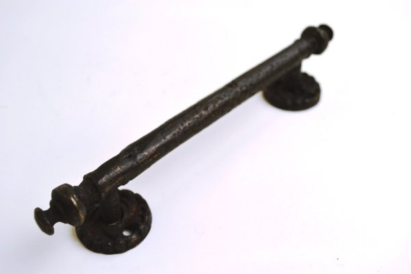 画像4: 真鍮製取っ手 ブラック取っ手 アンティークブラック EHD-80 (4)