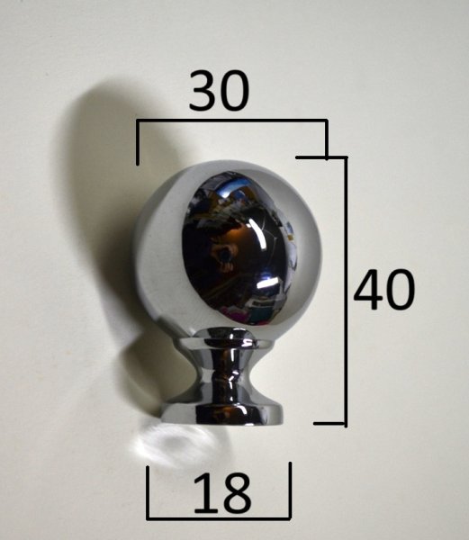 画像3: ロックフェラーノブ クローム PN0239V-CHR (3)