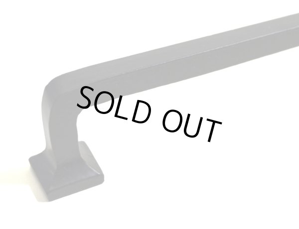 画像2: アイアン取っ手　ブラック　1点もの (2)