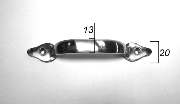 画像4: 真鍮製　キャビネット　取っ手　スペード　磨き　　 (4)