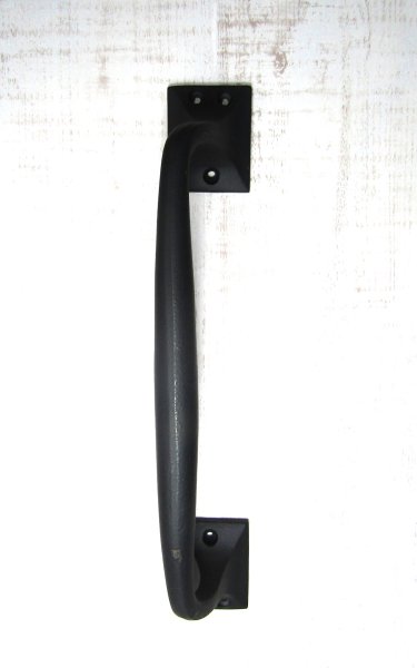 画像3: ロートアイアン　ドア用取っ手　ブラックハンドル　SH2008BL (3)