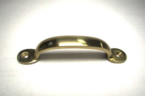 画像2: 　真鍮製　キャビネット　取っ手　丸　磨き (2)