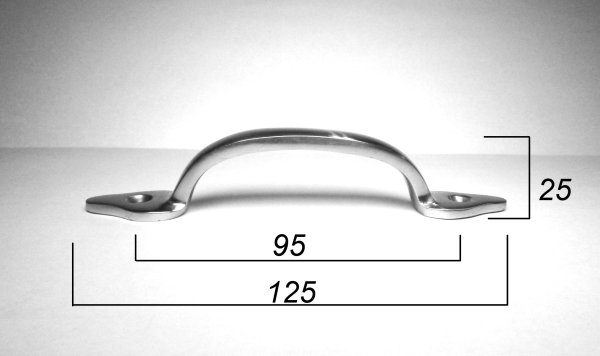 画像3: 真鍮製　キャビネット　取っ手　スペード　磨き　　 (3)