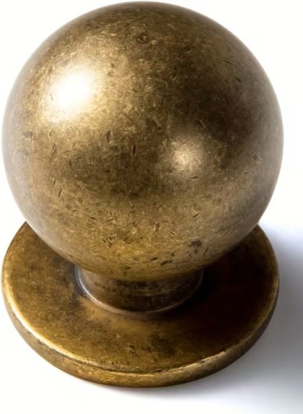 画像1: アンティークブロンズ　ラウンドつまみ (1)