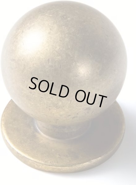 画像1: アンティークブロンズ　ラウンドつまみ (1)