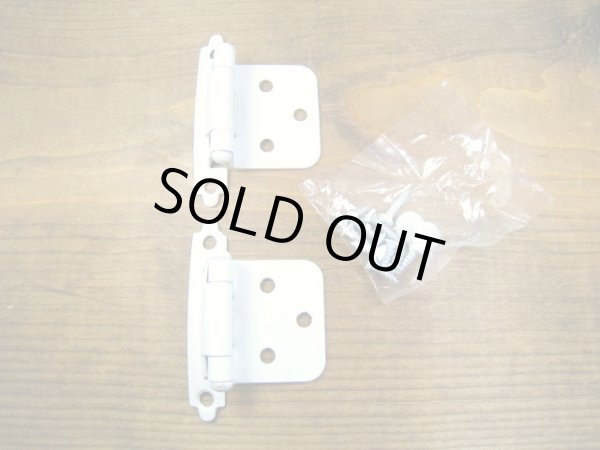 画像1: カブセ　セルフクロージングヒンジ　白 (1)