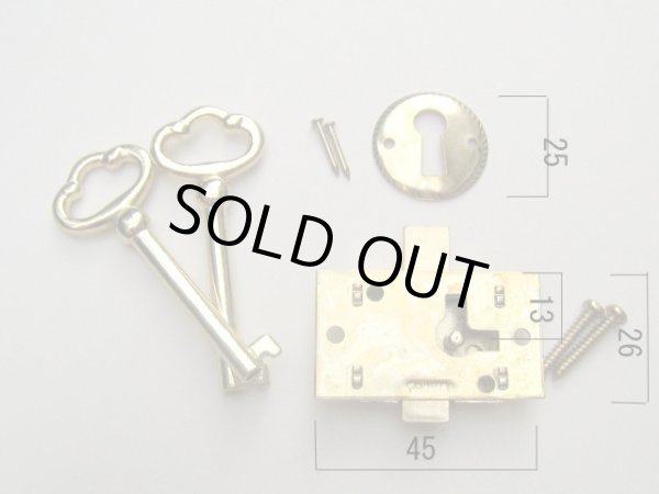 画像3: 金色　引出錠　追加キー (3)