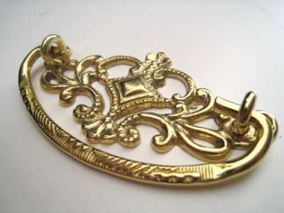 画像1: CAST　BRASS　PULL　open lace design B3596SB