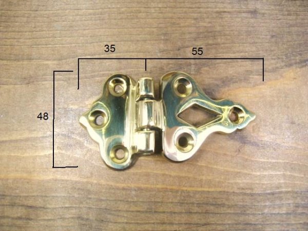画像5: 冷蔵庫 金物セット アイスボックス フージャーズ家具 真鍮 右セット (5)